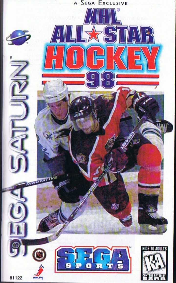 Cover art for NHL All-Star Hockey '98