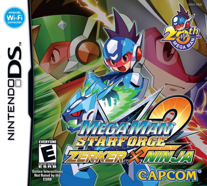 Nintendo Ds Mega Man Star Force 2 Zerker X Ninja The Schworak