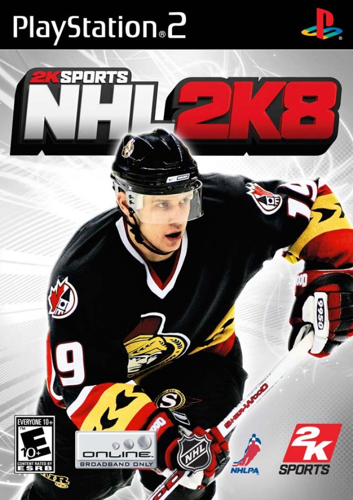 Cover art for NHL 2K8