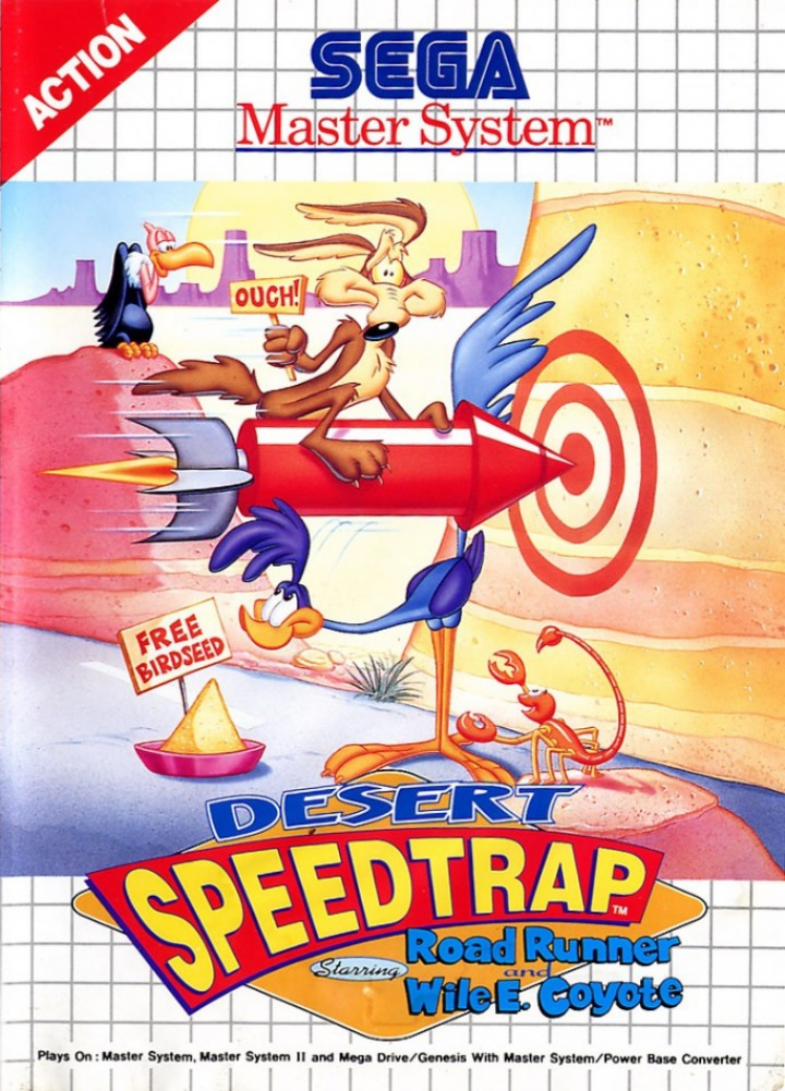 Desert Speedtrap starring Road Runner and Wile E. Coyote