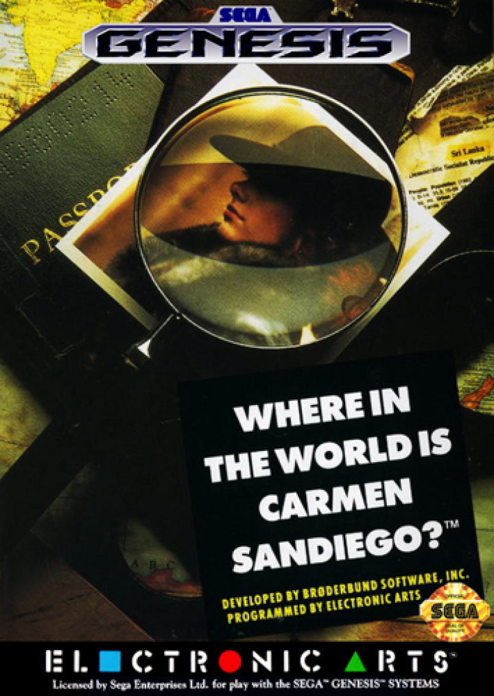 Cover art for Where in the World Is Carmen Sandiego?