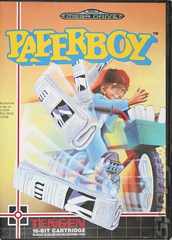 Cover art for Paperboy