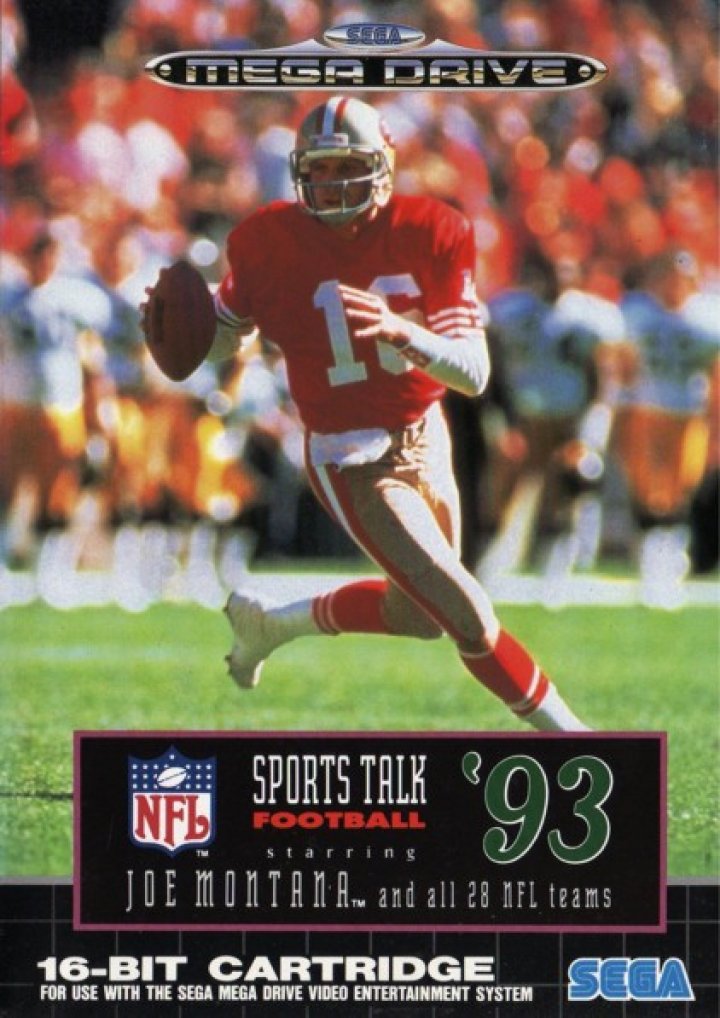 Cover art for Sports Talk Football '93 Starring Joe Montana