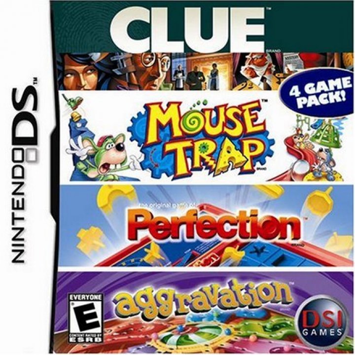 Clue/Mouse Trap/Perfection/Aggravation | (Used - Loose) (Nintendo DS)