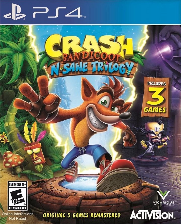 Cover art for Crash Bandicoot N. Sane Trilogy [Employee Jewel Case]