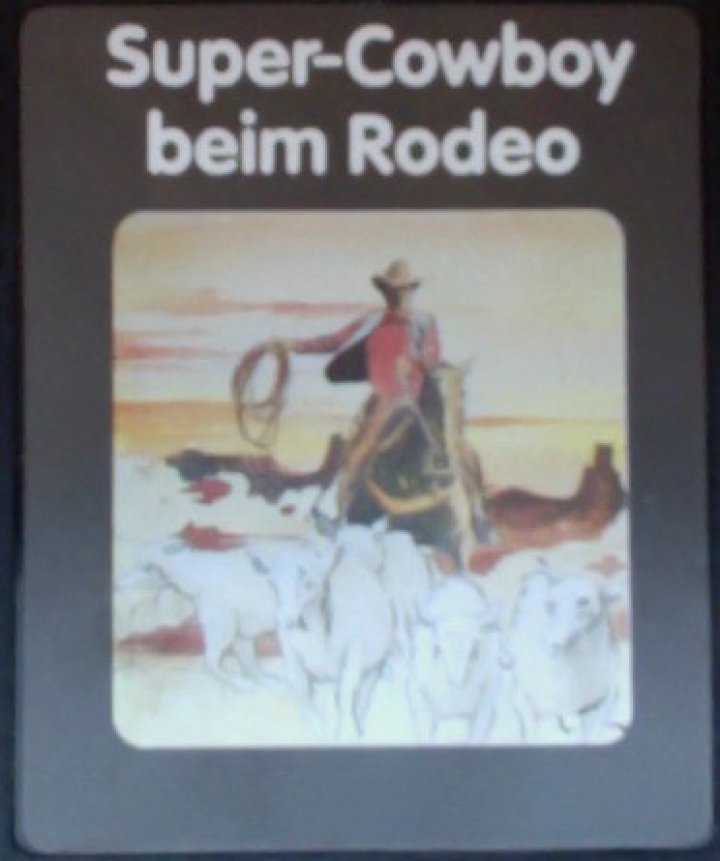 Super-Cowboy beim Rodeo
