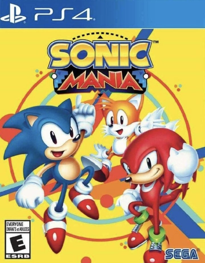 Cover art for Sonic Mania