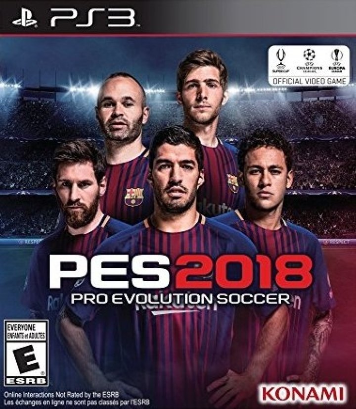 Cover art for Pro Evolution Soccer 2018
