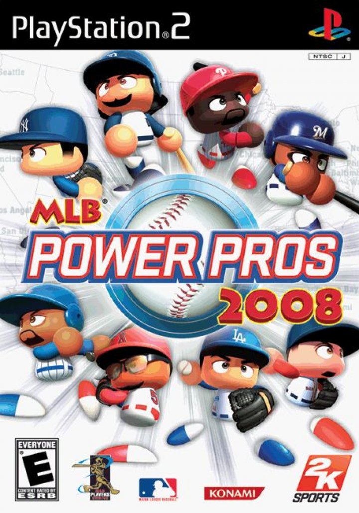 Cover art for MLB Power Pros 2008