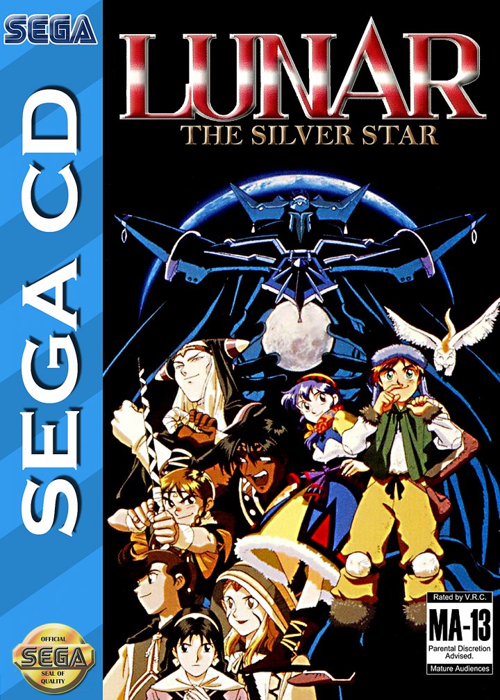 Lunar The Silver Star | (Used - Loose) (Sega CD)