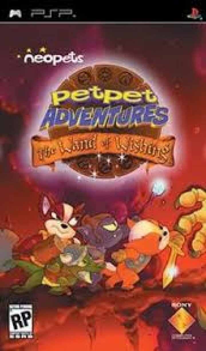 Neopets Petpet Adventures The Wand of Wishing | (Used - Complete) (PSP)