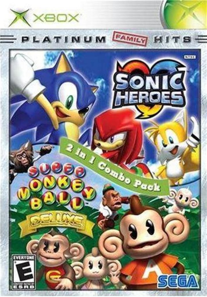 Cover art for Sonic Heroes and Super Monkey Ball Deluxe