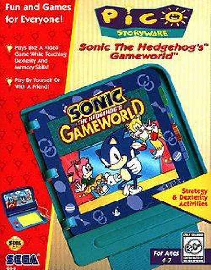 Cover art for Sonic the Hedgehog's Gameworld