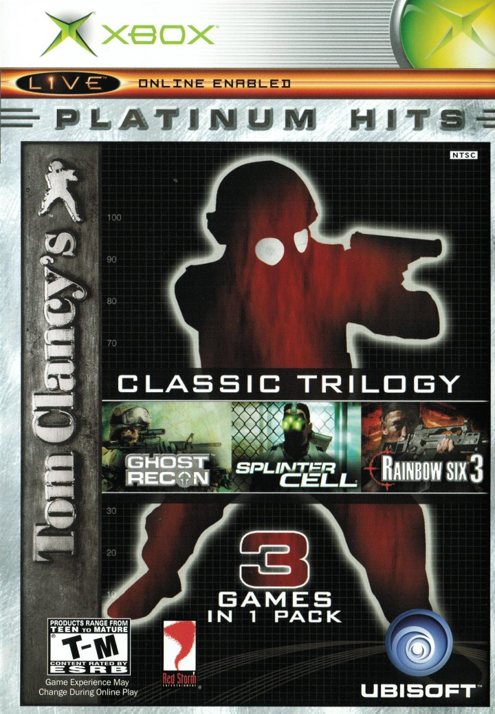 Cover art for Tom Clancy's Classic Trilogy