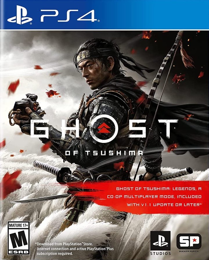 Copertina di Ghost of Tsushima