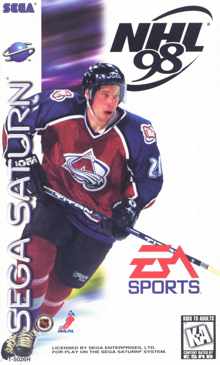 Cover art for NHL '98
