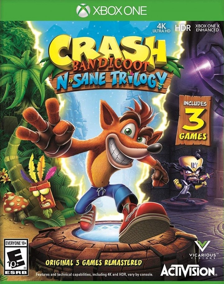 Crash Bandicoot N. Sane Trilogy | (Used - Complete) (Xbox One)