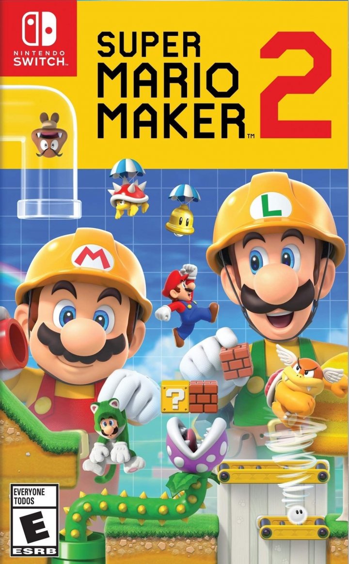 Cover art for Super Mario Maker 2 [Online Bundle]