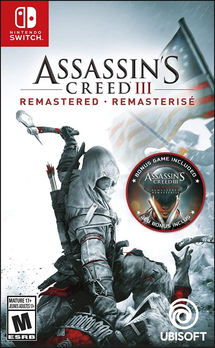 Cover art for Assassin's Creed III Remastered [Code in Box]