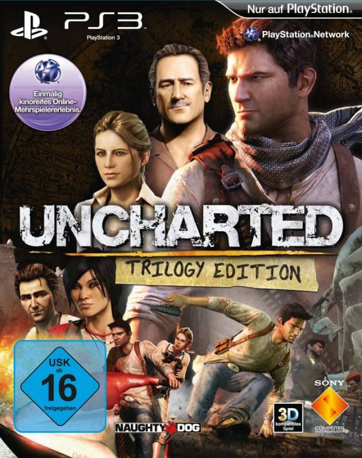 Cover art for Uncharted Trilogy Edition