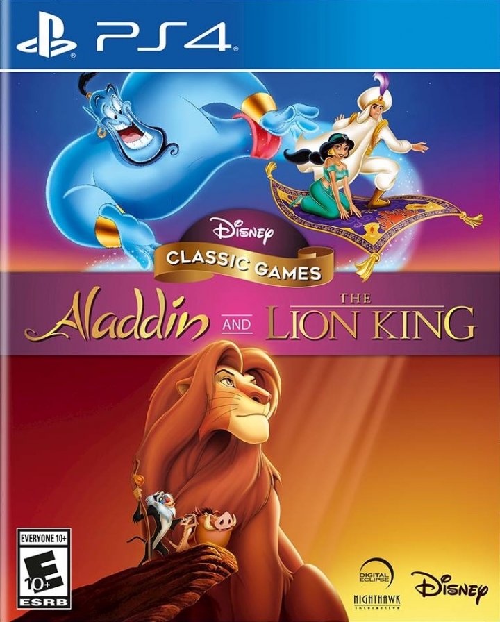 Cover art for Disney Classic Games: Aladdin And The Lion King