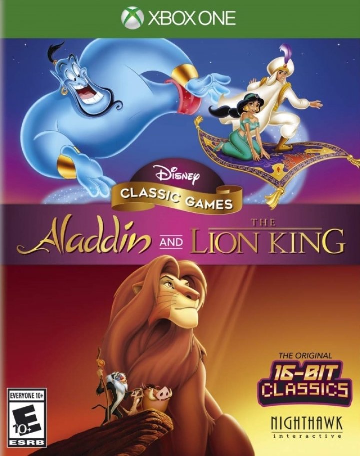 Cover art for Disney Classic Games: Aladdin and The Lion King