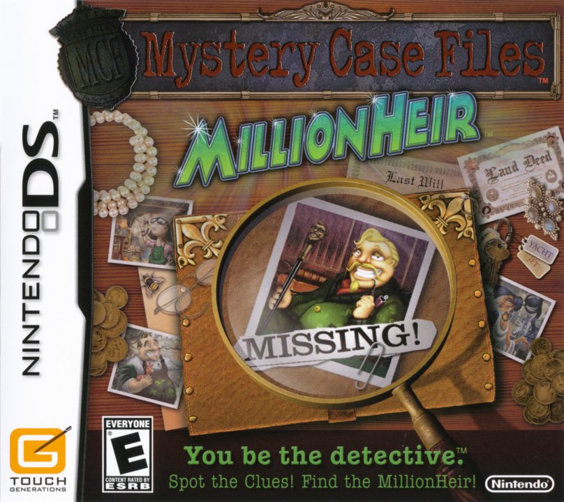 Mystery Case Files MillionHeir | (Used - Loose) (Nintendo DS)