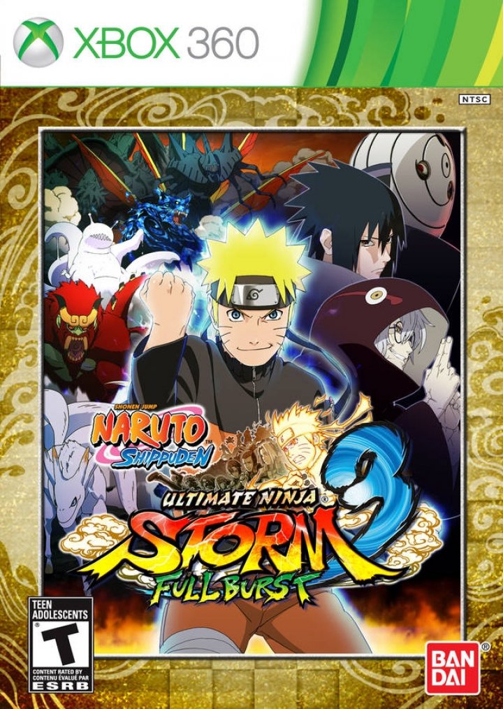 Naruto Shippuden Ultimate Ninja Storm 3 Full Burst | (Used - Loose) (Xbox 360)