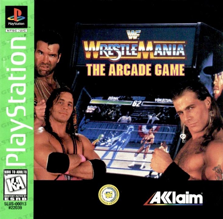 WWF Wrestlemania The Arcade Game [Greatest Hits] | (Used - Complete) (Playstation)