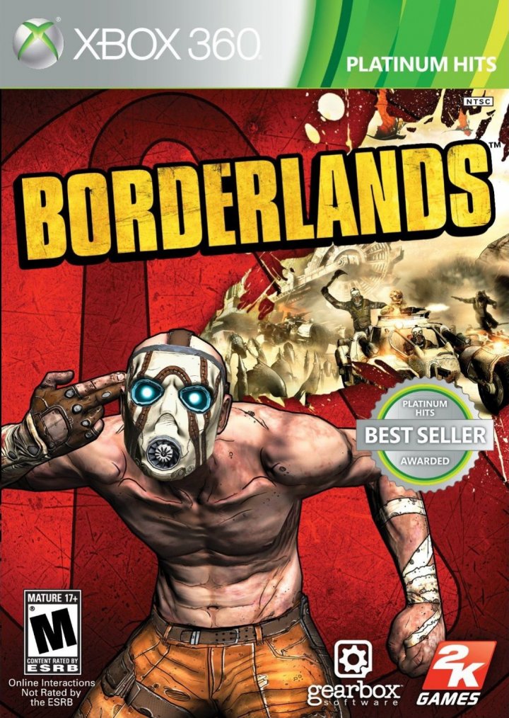 Borderlands [Platinum Hits] | (Used - Loose) (Xbox 360)
