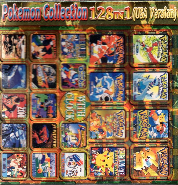 Pokemon Collection 128 in 1 (USA Version)