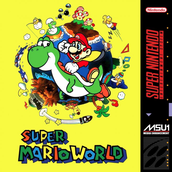 Cover art for Super Mario World [Reversed Nintendo Seal]