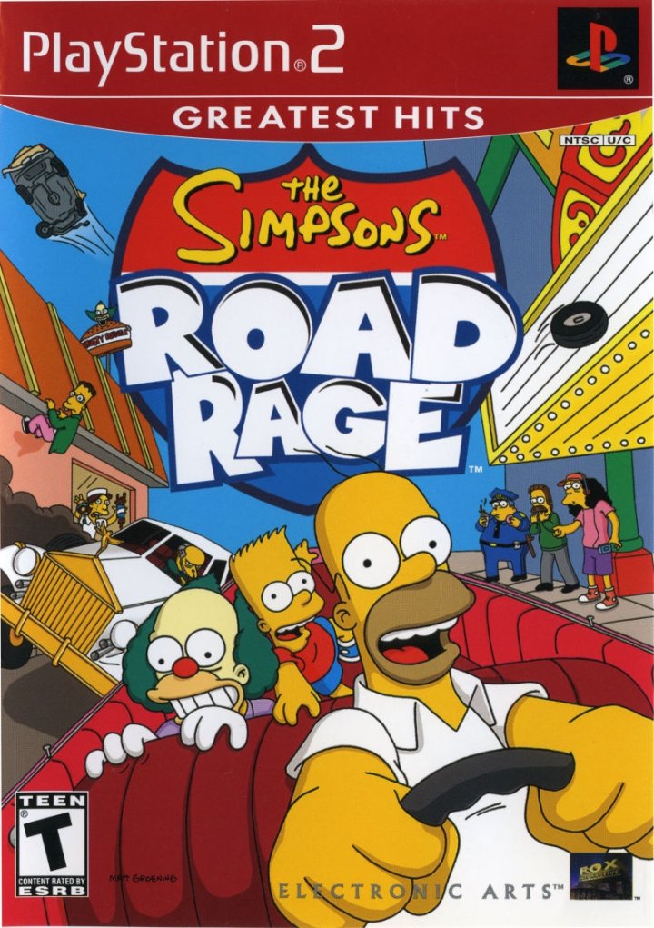 The Simpsons Road Rage [Greatest Hits] | (Used - Loose) (Playstation 2)