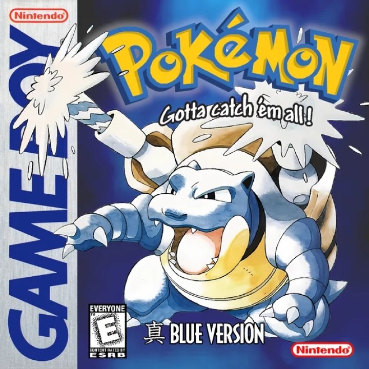 Cover art for Pokemon Blue