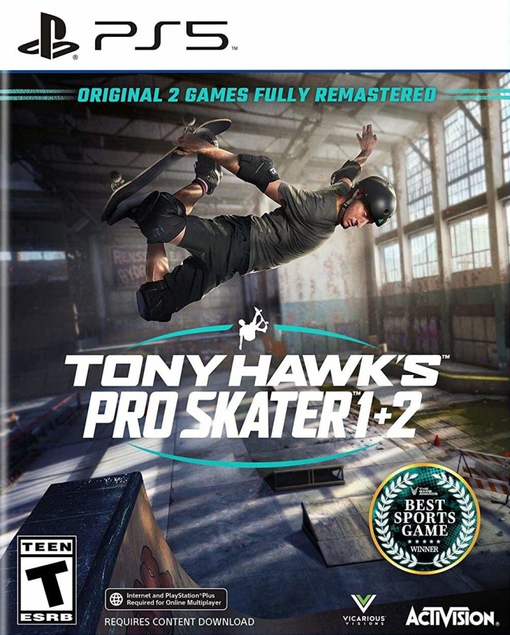 Cover art for Tony Hawk's Pro Skater 1 + 2