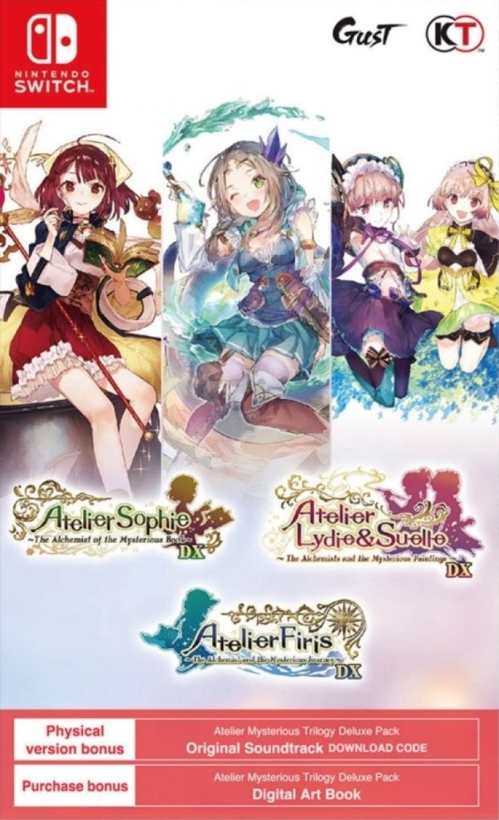 Cover art for Atelier Mysterious Trilogy Deluxe Pack