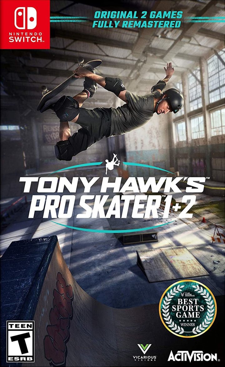 Cover art for Tony Hawk's Pro Skater 1+2