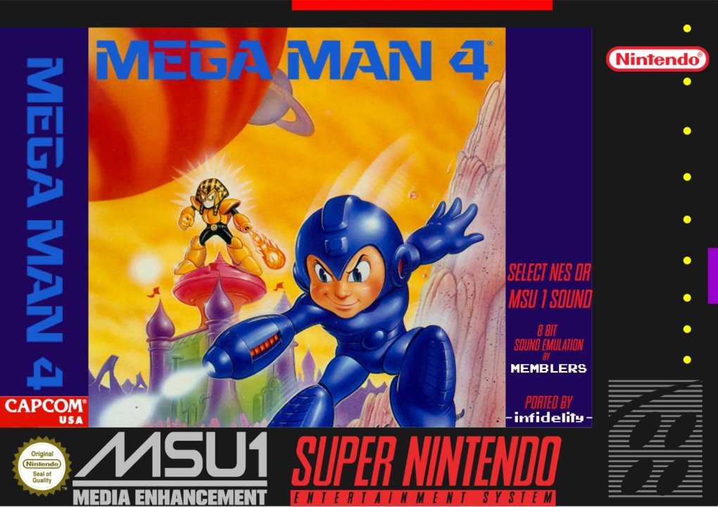 Cover art for Mega Man 4