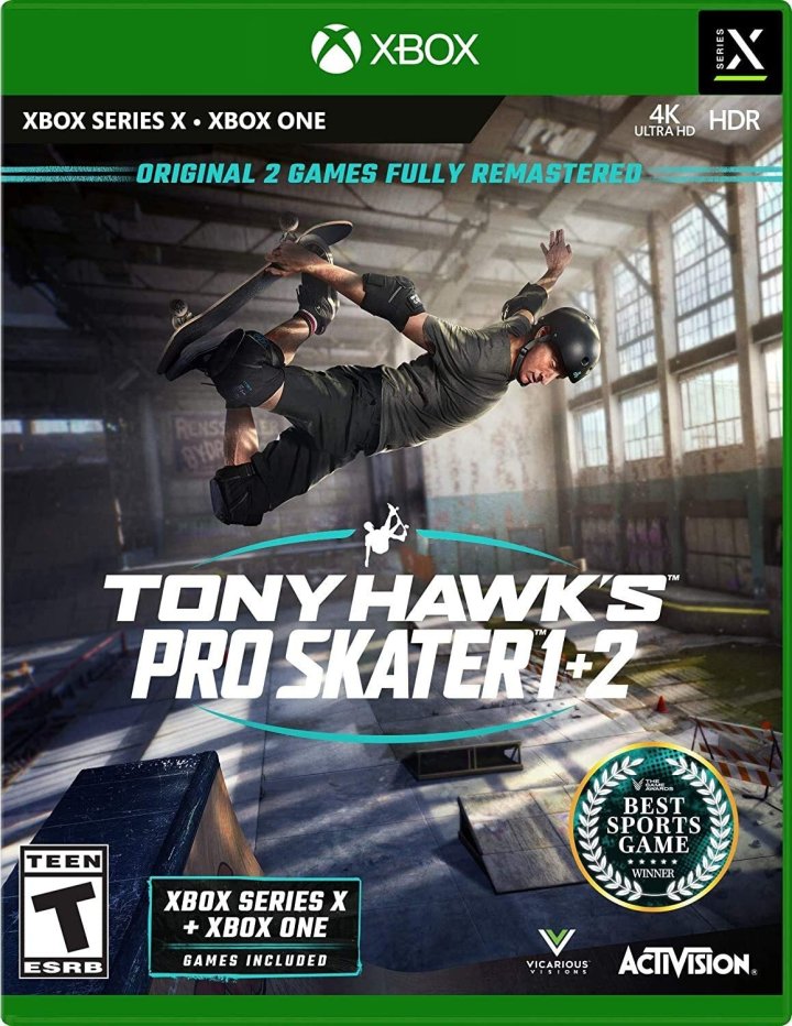 Cover art for Tony Hawk's Pro Skater 1+2