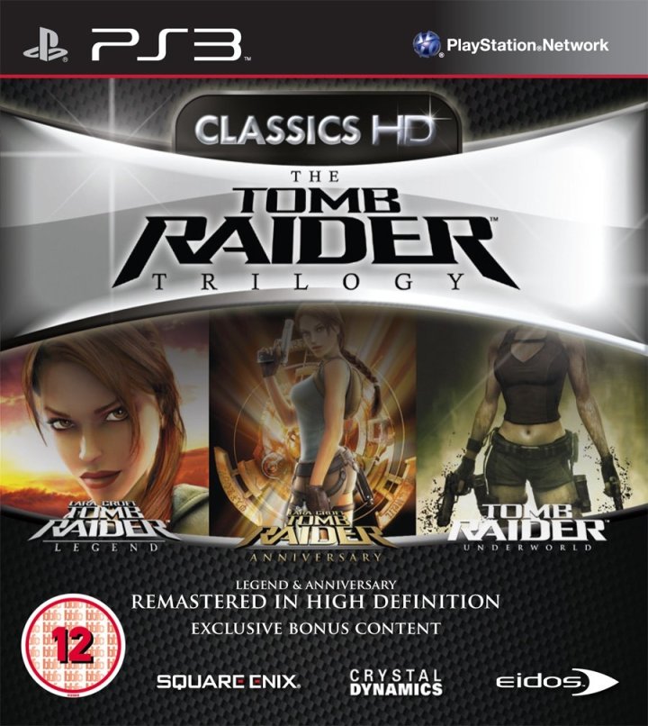 Cover art for Tomb Raider Trilogy