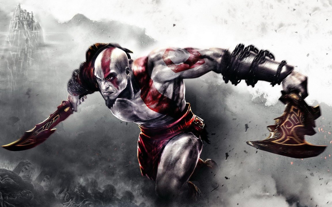 God of War Kratos and the Sword of Olympus wallpaper