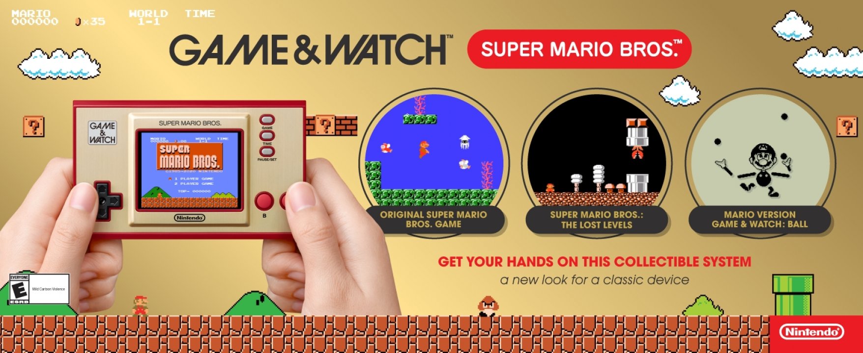 super mario bros game and watch