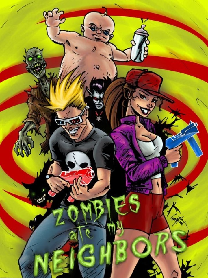 Zombies ate my. Zombies ate my Neighbors игра. Zombies ate my Neighbors (1993). Zombies ate my Neighbors 2021.