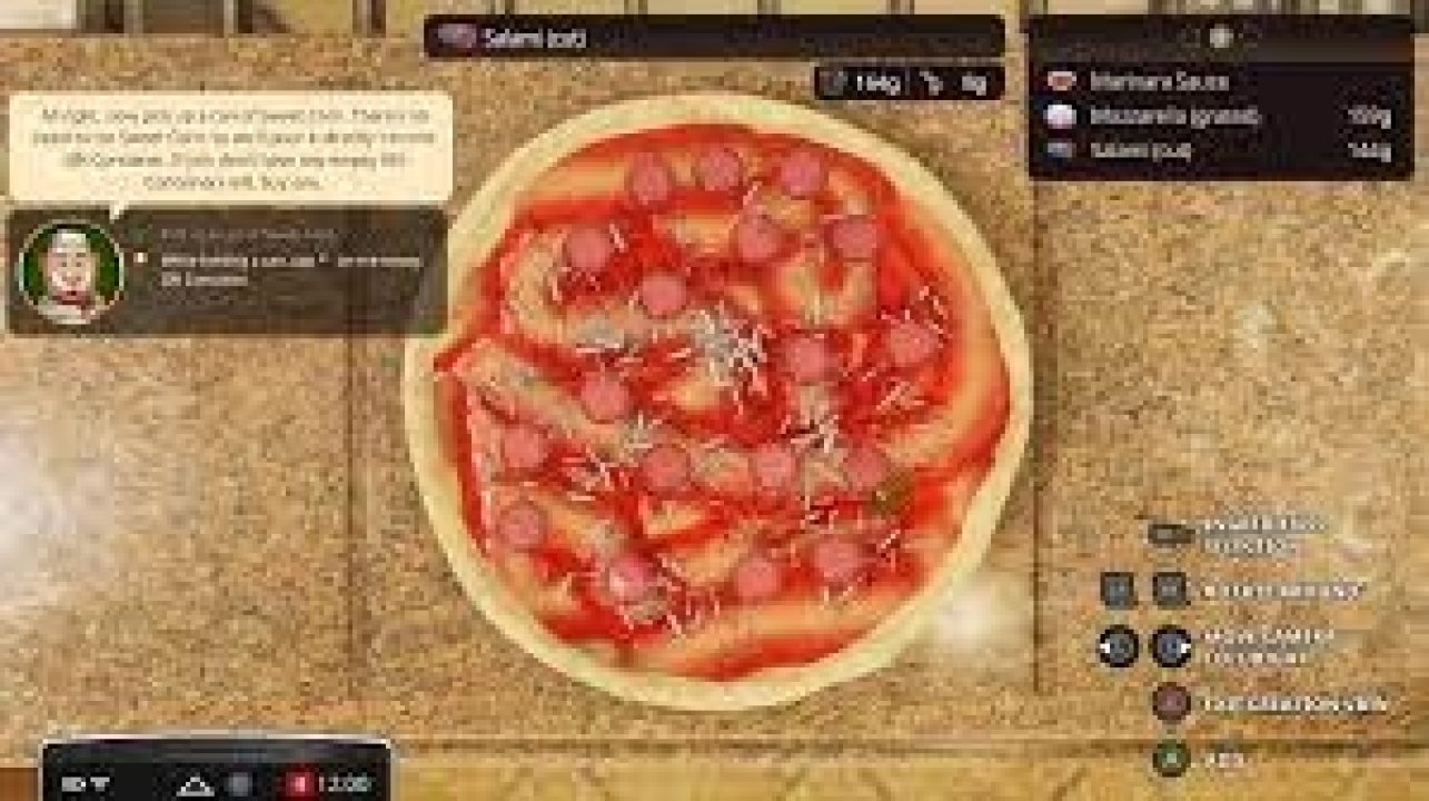 Too slow tutorial Cooking Simulator Pizza #1 