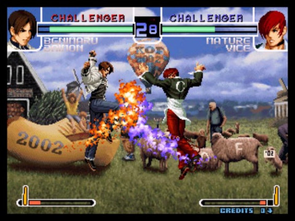 The King of Fighters 2002 (PlayStation 2) Arcade as '02 Special Team 