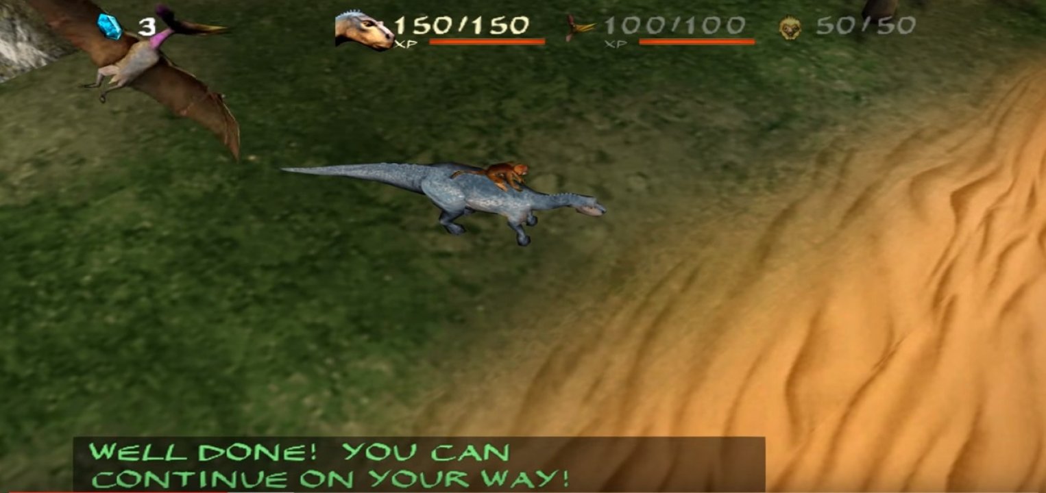 Disney's Dinosaur  (PS2) Gameplay 