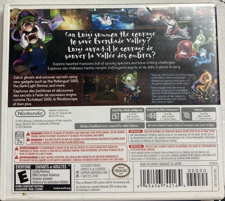 TGDB - Browse - Game - Luigi's Mansion: Dark Moon