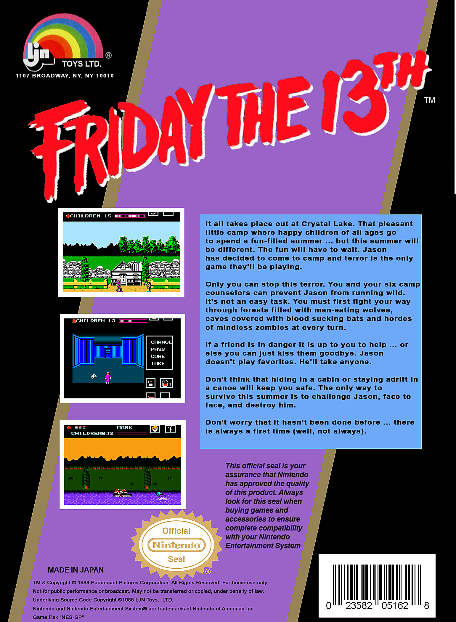 A Look Back At The 'Friday The 13th' Video Game For The Nintendo  Entertainment System (NES), Frid…