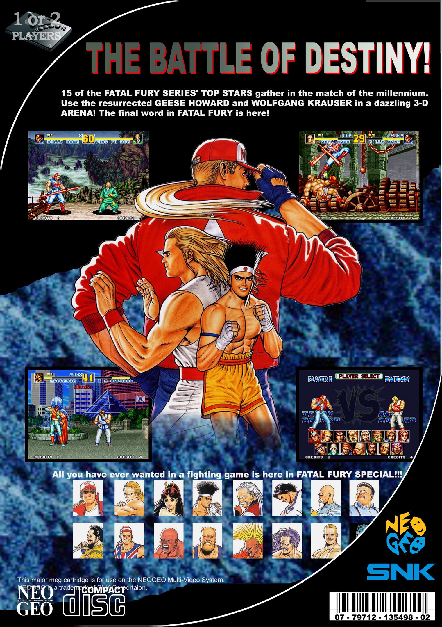 Fatal Fury: Wild Ambition/Geese — StrategyWiki