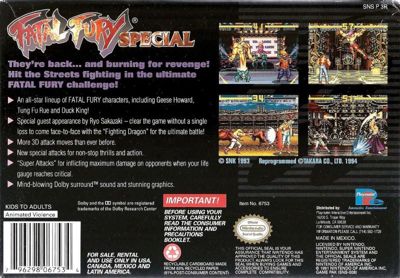 TGDB - Browse - Game - Fatal Fury Special